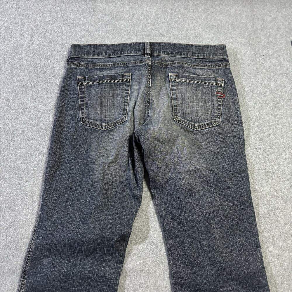 Vtg Y2K Diesel Rame Bootcut Jeans 30.5x33 Faded Gray Distressed Low Rise Tag 31 View 4